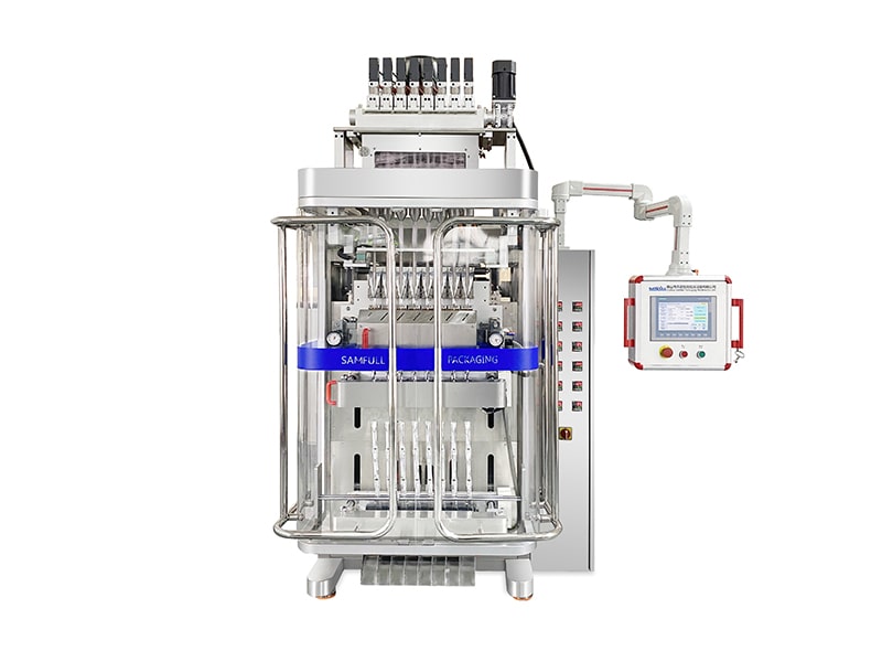 Многополосная машина для упаковки порошка в саше